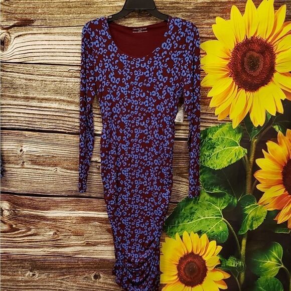 A Pea In The Pod Maternity Long Sleeve Dress NWT - Picture 1 of 6